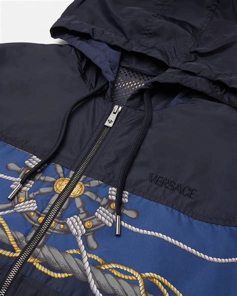 versace windbreaker herren|versace nautical windbreaker.